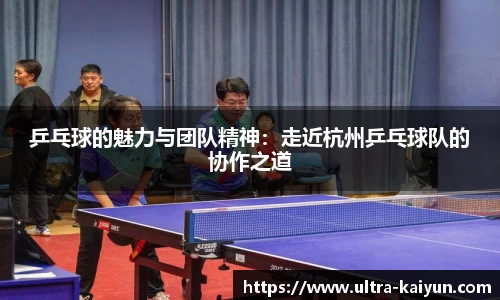 乒乓球的魅力与团队精神：走近杭州乒乓球队的协作之道